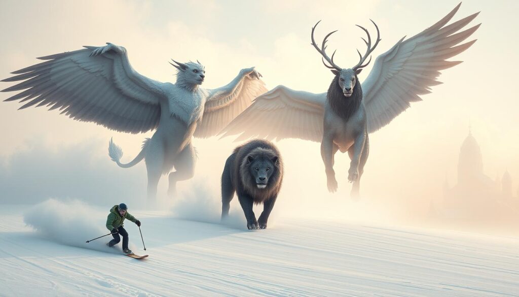 figure umane e creature immaginarie