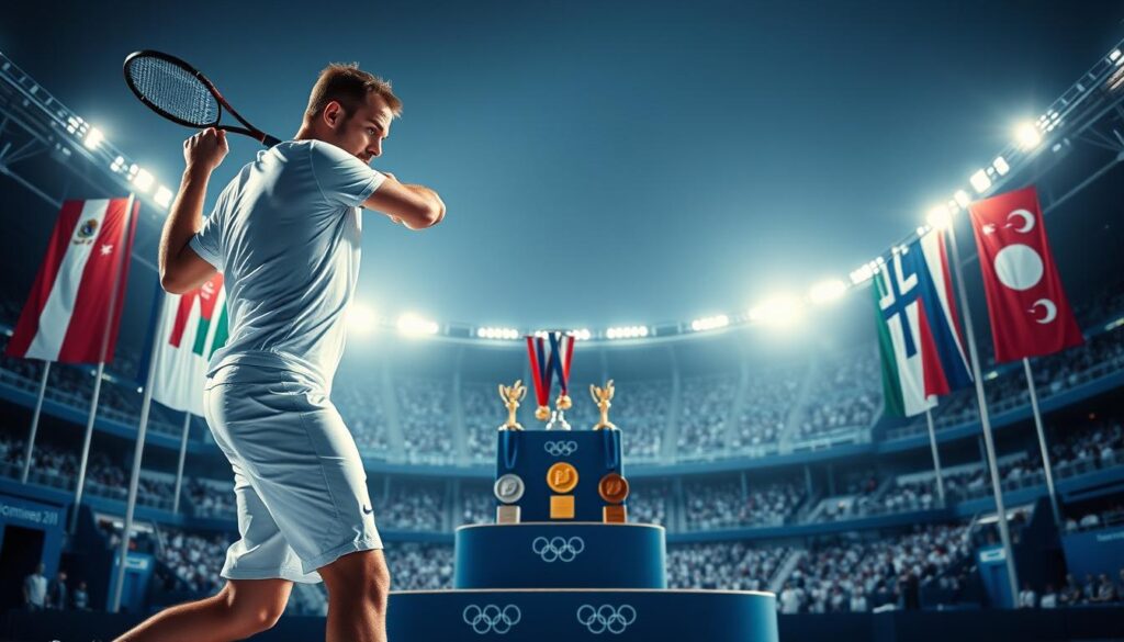 medaglieri e classifiche nazioni tennis olimpico