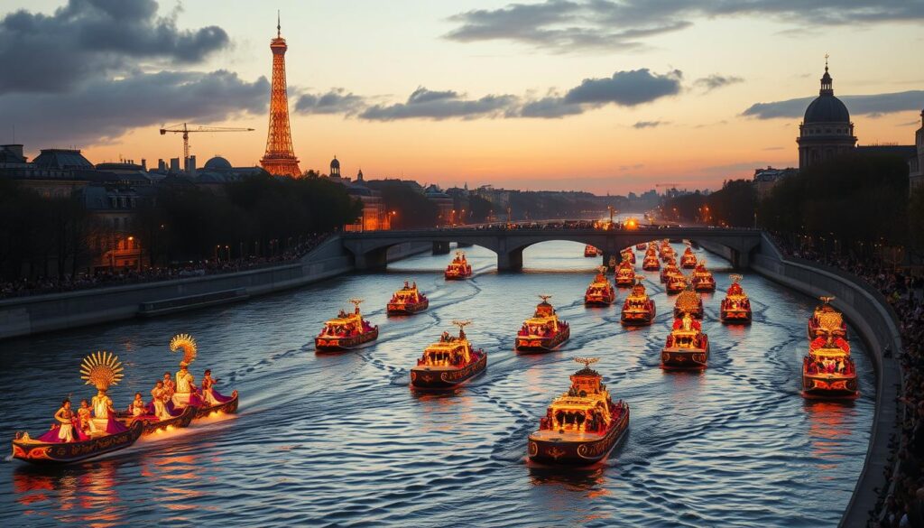 sfilata fiume parigi 2024