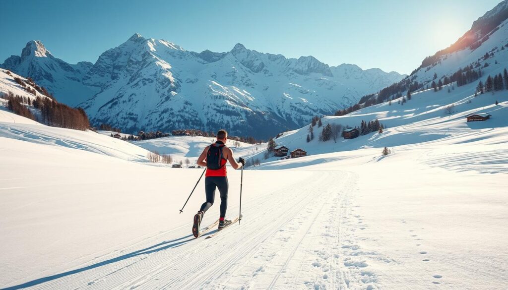 tesero cross-country skiing