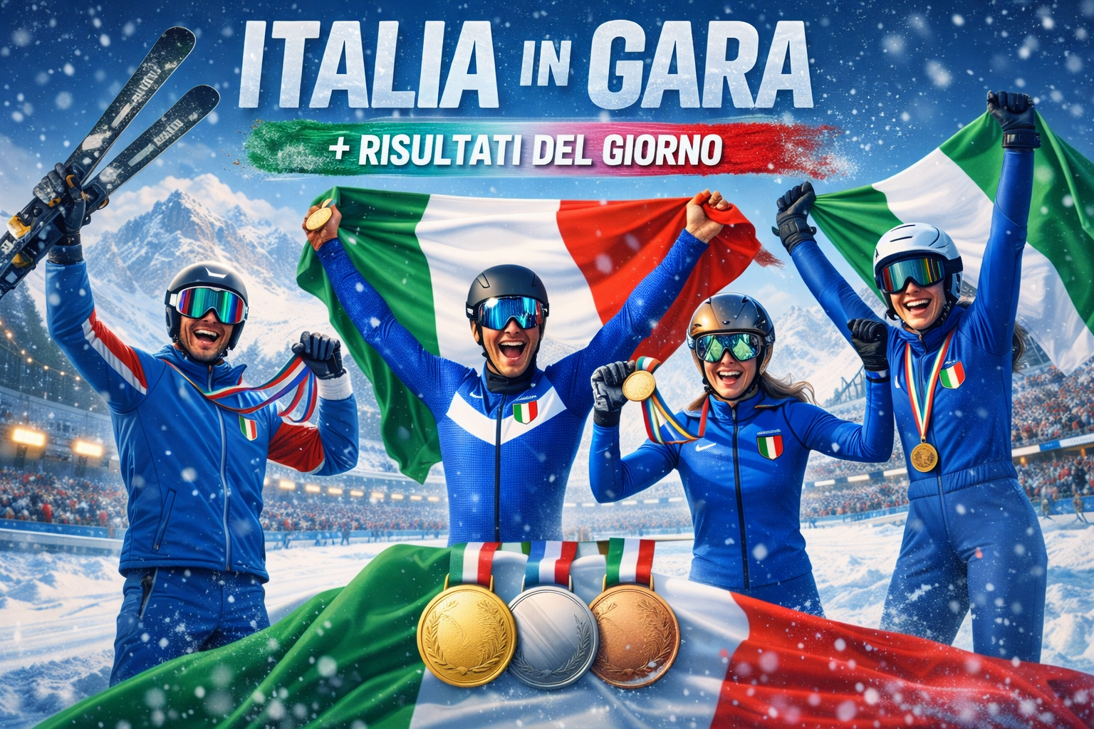 Italia, il primo ORO è realtà! E arrivano altre due medaglie