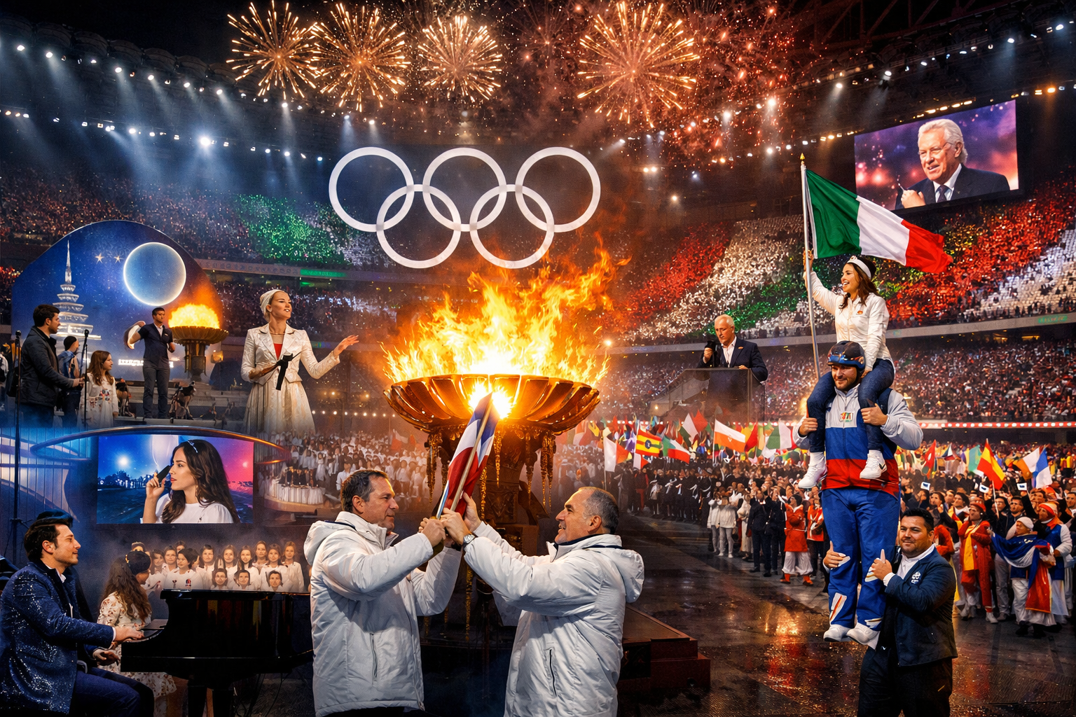 Che notte, questa notte olimpica…