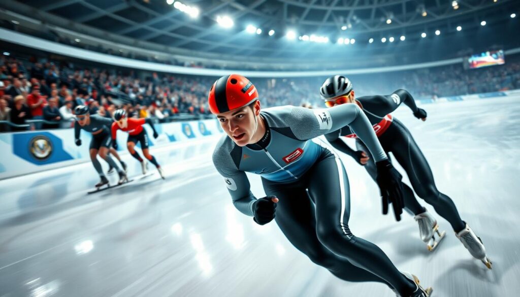 cambio di corsia pattinaggio velocità