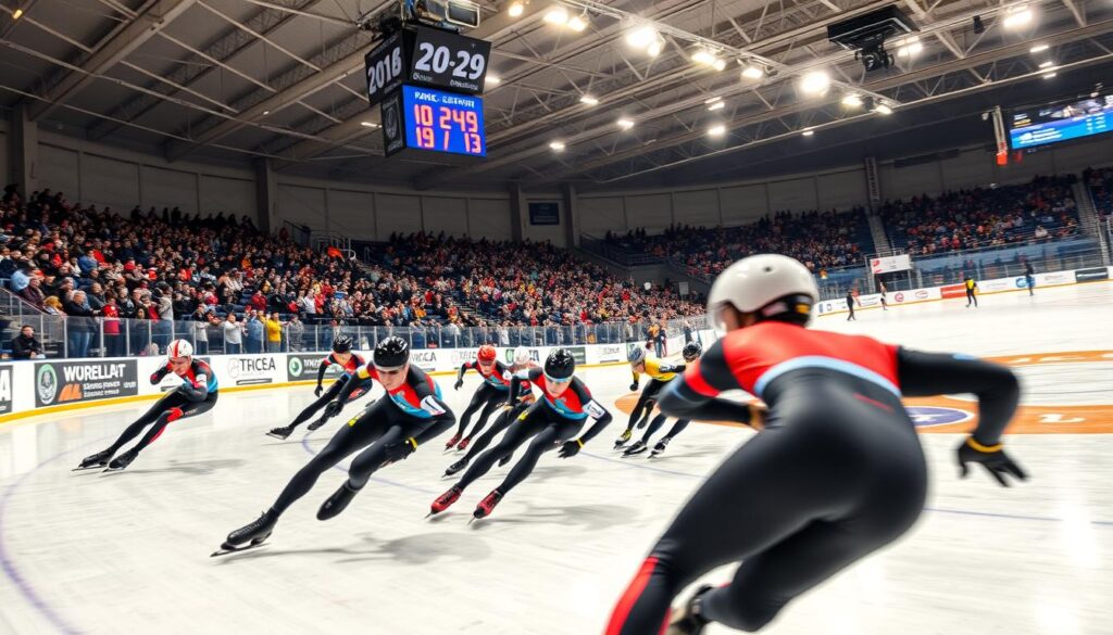 distanze staffetta short track