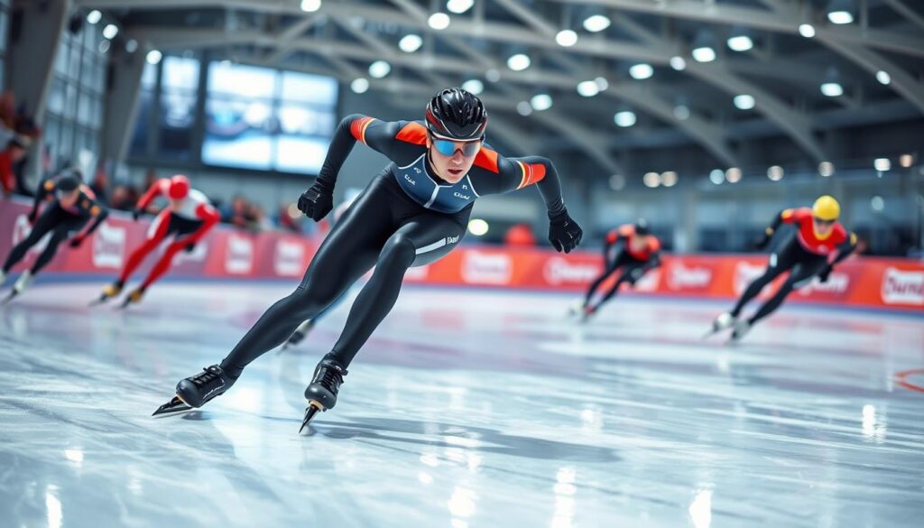 pista short track curve strette