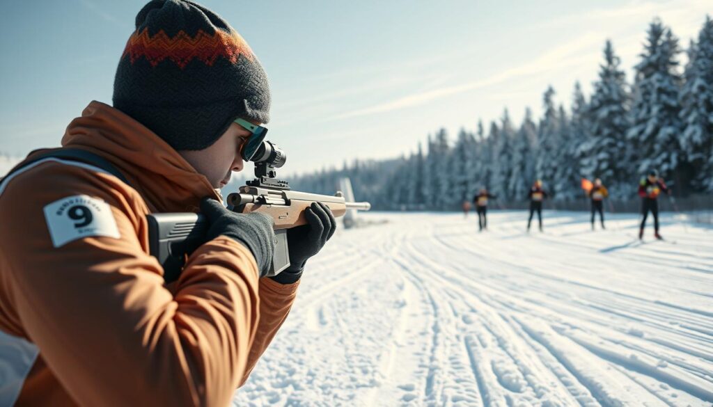 struttura gara biathlon percorso tiro